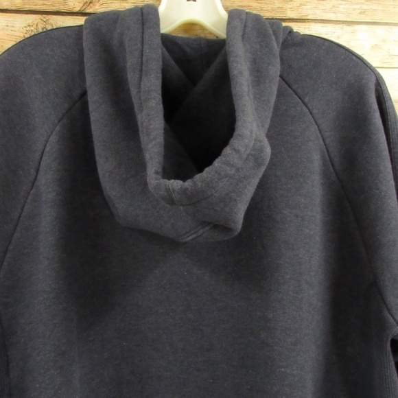 Adidas Heather Blue Front Zip Hoodie Men's L - Picture 16 of 16